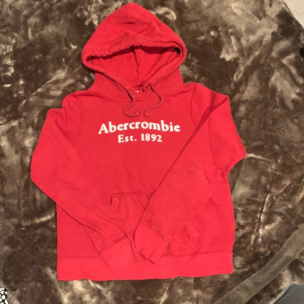 Abercrombie & Fitch red hoodie